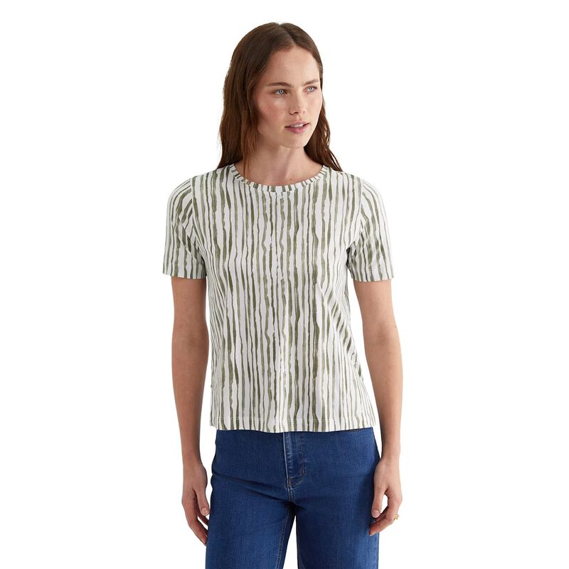 Sportscraft Tina Stripe SS Merc Tee image number 4